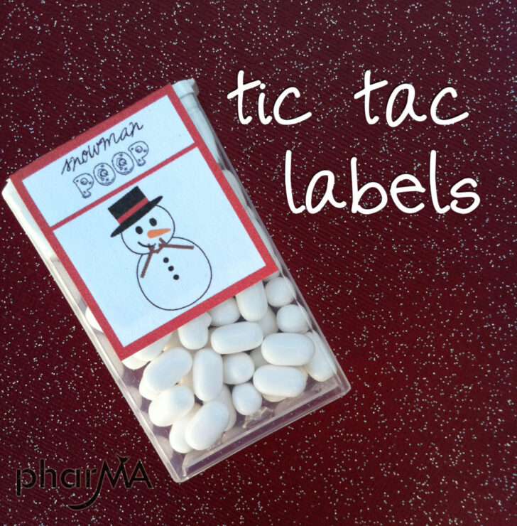 Free Printable Tic Tac Labels