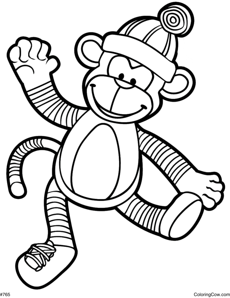 Sock Monkey Coloring Page With Regard To Free Printable Sock Monkey Clip Art Sock Monkey Coloring Page With Regard To Free Printable Sock Monkey Clip Art