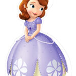 Sofia The First Free Printable Centerpieces.   Oh My Fiesta! In Regarding Sofia The First Cupcake Toppers Free Printable