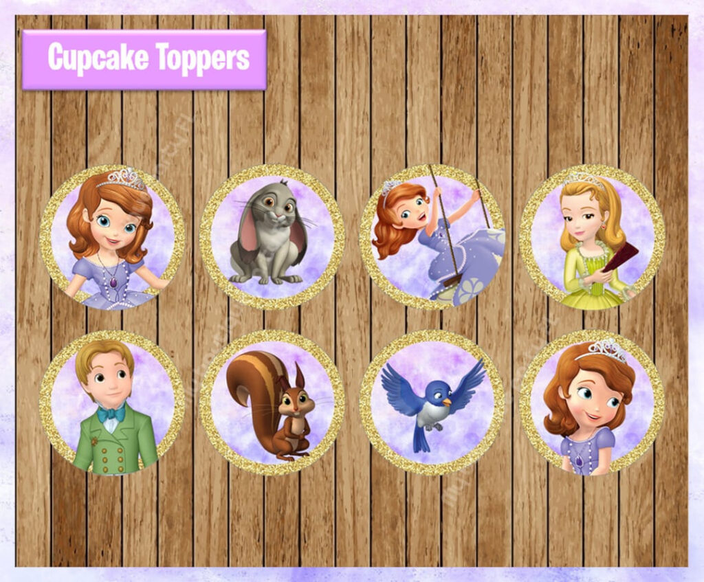 Sofia The First Toppers Instant Download, Printable Princess Inside Free Printable Sofia Cupcake Toppers Sofia The First Toppers Instant Download, Printable Princess Inside Free Printable Sofia Cupcake Toppers