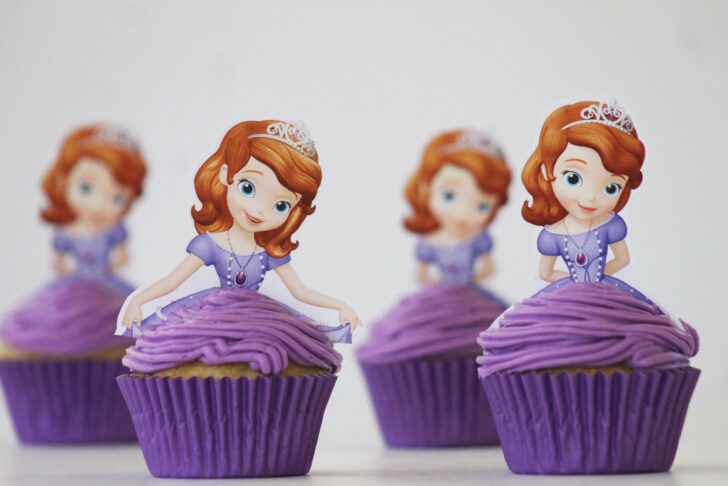 Free Printable Sofia Cupcake Toppers