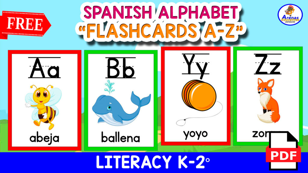 Spanish Alphabet Flashcards | Letters A To Z Intended For Spanish Alphabet Flashcards Free Printable Spanish Alphabet Flashcards | Letters A To Z Intended For Spanish Alphabet Flashcards Free Printable