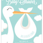 Special Stork Baby Shower Invitationsbasic Invite Pertaining To Free Stork Party Invitations Printable
