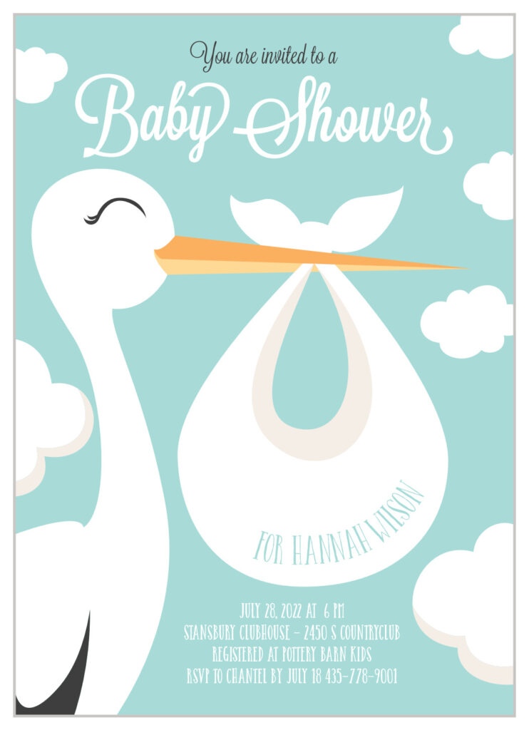 Special Stork Baby Shower Invitationsbasic Invite Pertaining To Free Stork Party Invitations Printable Special Stork Baby Shower Invitationsbasic Invite Pertaining To Free Stork Party Invitations Printable