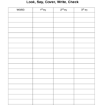 Spelling Blank Sheet   Fill Online, Printable, Fillable, Blank Inside Free Printable Spelling Worksheets For Adults