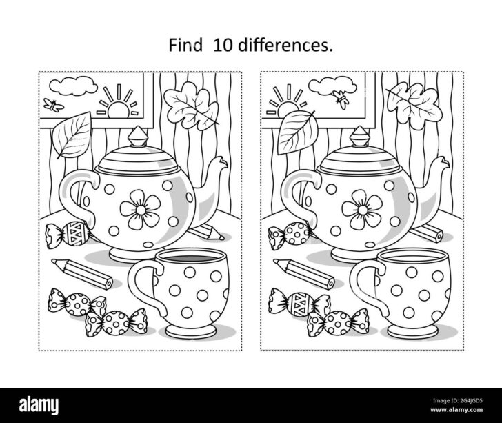 Free Printable Spot the Difference Worksheets