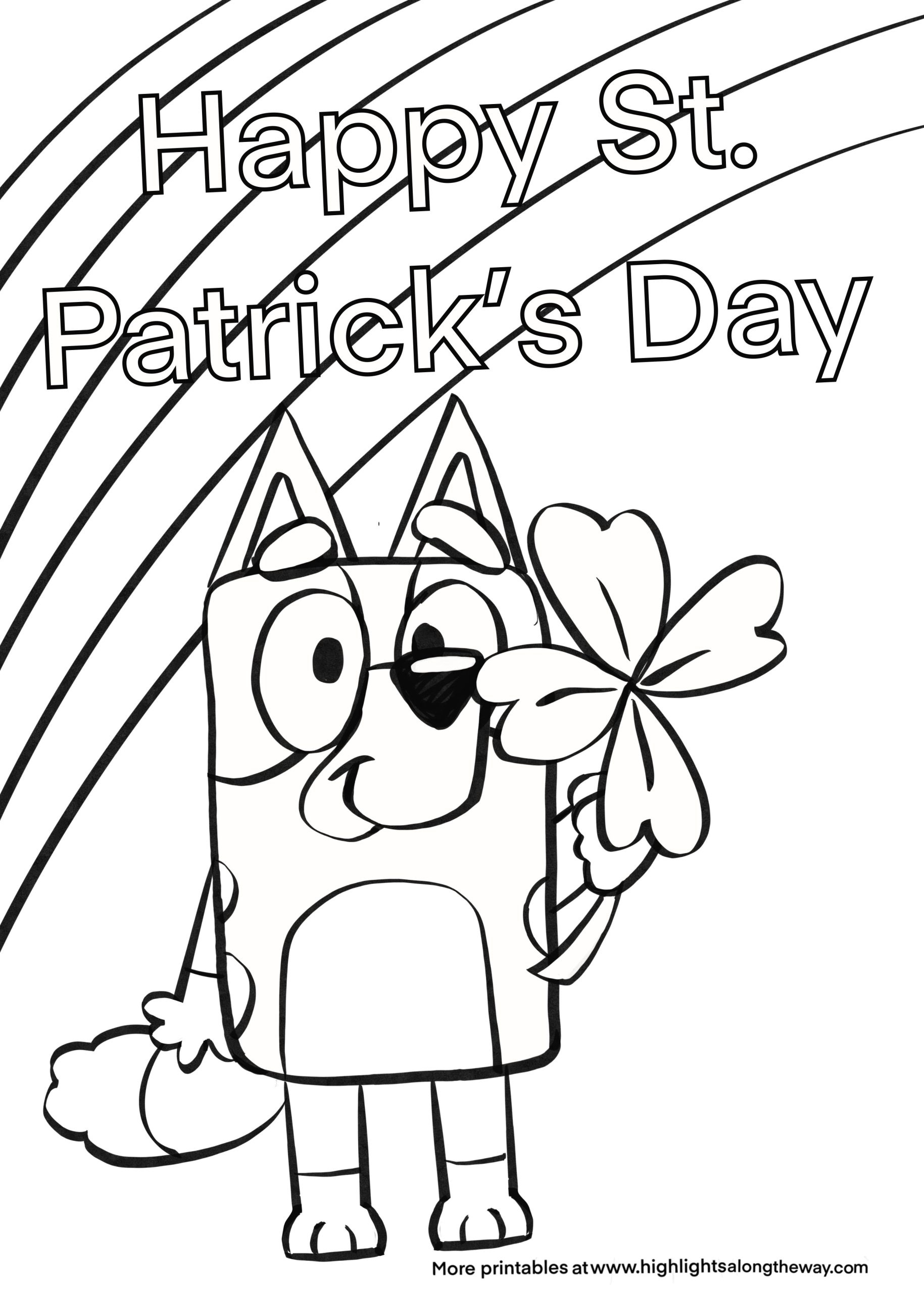 St. Patrick'S Day Coloring Pages with Free Printable Saint Patrick Coloring Pages
