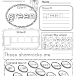 St. Patrick&<h2>039;S Day Sight Words Worksheet   Free Printable, Digital Inside Free Printable St Patrick Day Worksheets