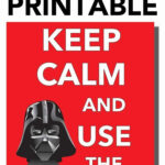 Star Wars   Free Printable Wall Art Throughout May The Force Be With You Free Printable