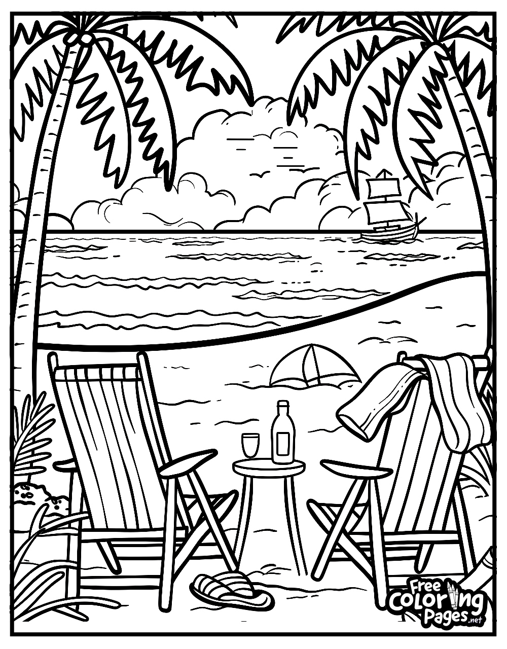 Summer Coloring Pages - Free Coloring Pages intended for Free Printable Summer Coloring Pages For Adults