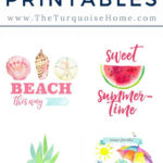Summer Favorites Printable & More! Regarding Free Printable Summer Pictures