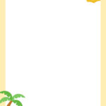 Summer Page Border In Illustrator, Word, Google Docs   Download Regarding Free Printable Summer Borders