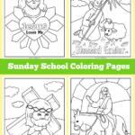 Sunday School Coloring Pages (Free Printable)   The Activity Mom Intended For Free Printable Sunday School Lessons For Kids
