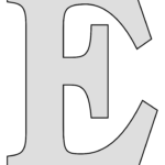 Tall Block Serif Printable Letter Stencils (Numbers And Alphabet For Free Printable Alphabet Stencils Templates