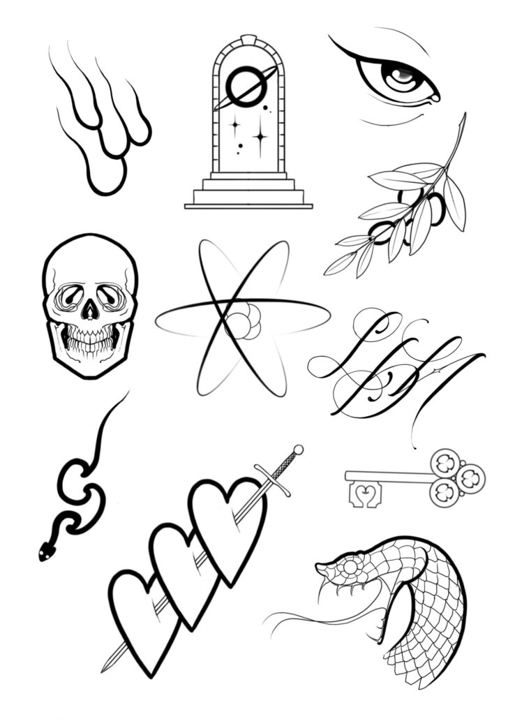 Free Printable Tattoo Flash