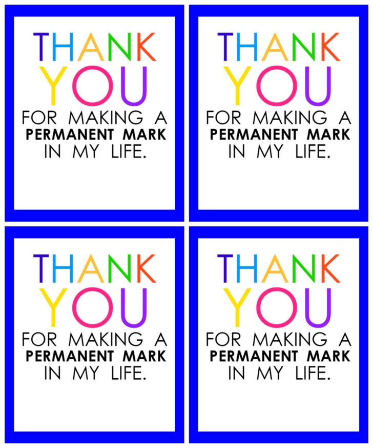 Free Printable Tags For Teacher Appreciation