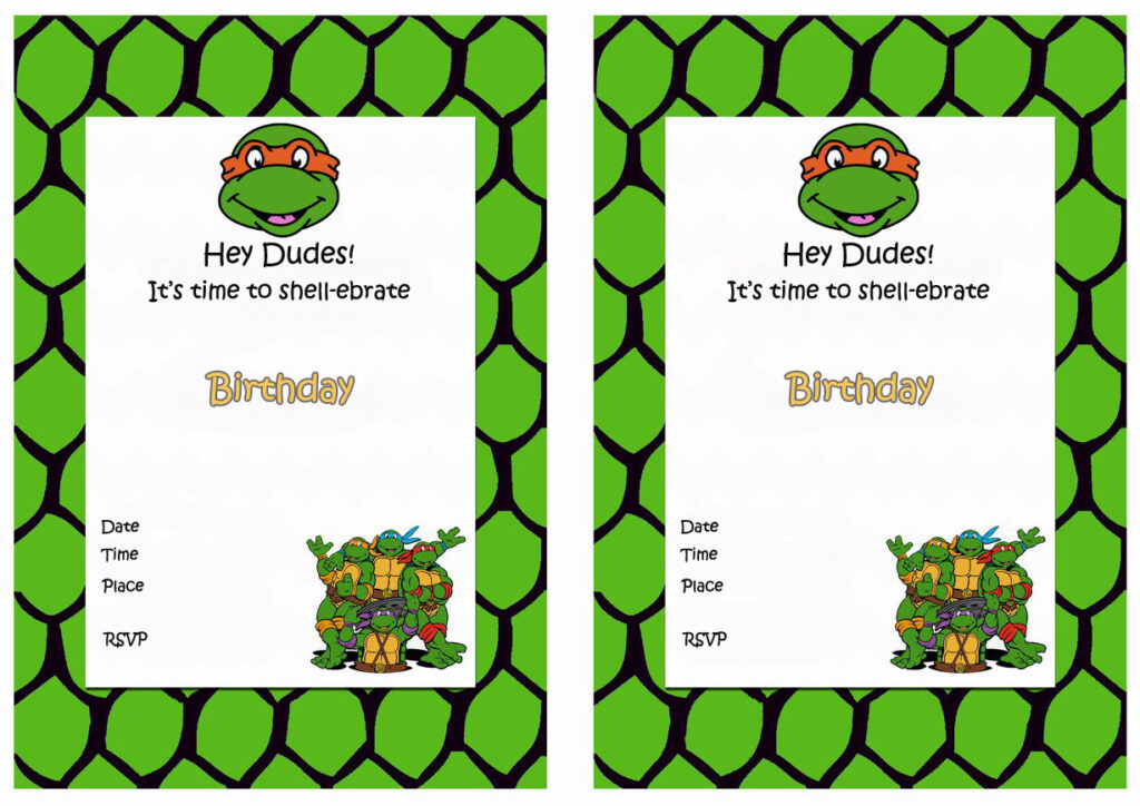 Teenage Mutant Ninja Turtles Birthday Invitations – Birthday Pertaining To Free Printable Tmnt Birthday Party Invitations Teenage Mutant Ninja Turtles Birthday Invitations – Birthday Pertaining To Free Printable Tmnt Birthday Party Invitations
