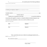 Temporary Guardianshp   Fill Online, Printable, Fillable, Blank Throughout Free Printable Temporary Guardianship Form