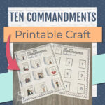 Ten Commandments Craft For Kids Regarding Free Printable Sunday School Crafts