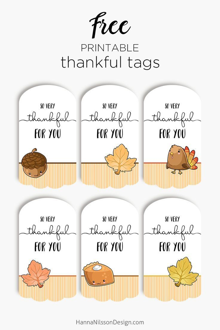 Thankful For You Tags| Free Printable Tags For Thanksgiving Gifts throughout Thankful For You Free Printable Tags