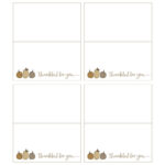 Thanksgiving Place Cards   15 Free Printable Sets | Printabulls Inside Free Printable Thanksgiving Place Cards
