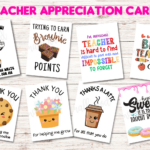 The Best Teacher Thank You Cards (21 Free Printables)   Cassie With Regard To Free Printable Teacher Appreciation Greeting Cards