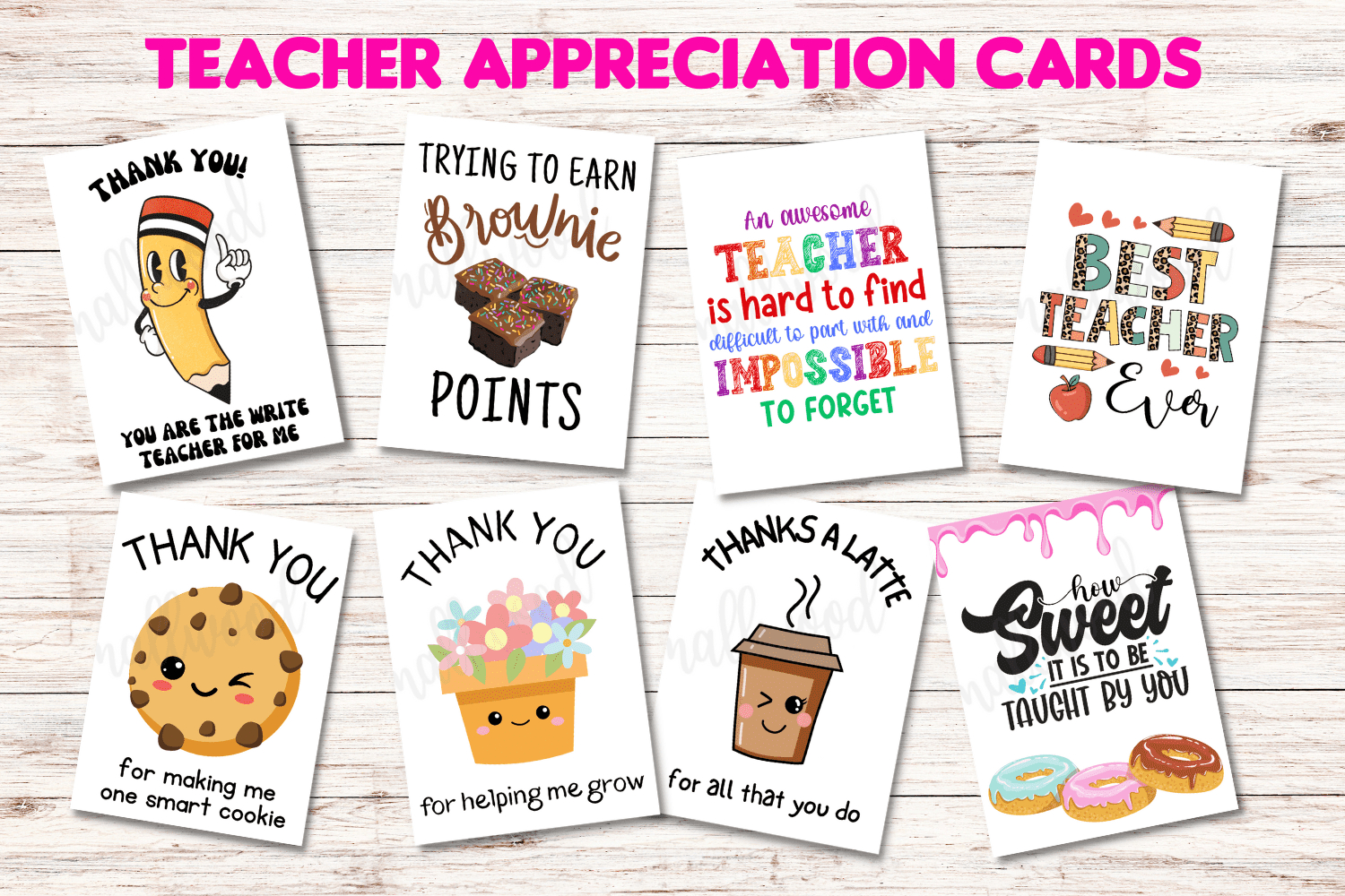 The Best Teacher Thank You Cards (21 Free Printables) - Cassie with regard to Free Printable Teacher Appreciation Greeting Cards