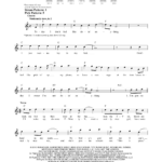 The Lazy Song Sheet Music For Guitar Solo (Chords) V2 With Free Guitar Sheet Music For Popular Songs Printable