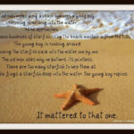 The Starfish Story – Apostolic Momma Inside Starfish Story Printable Free