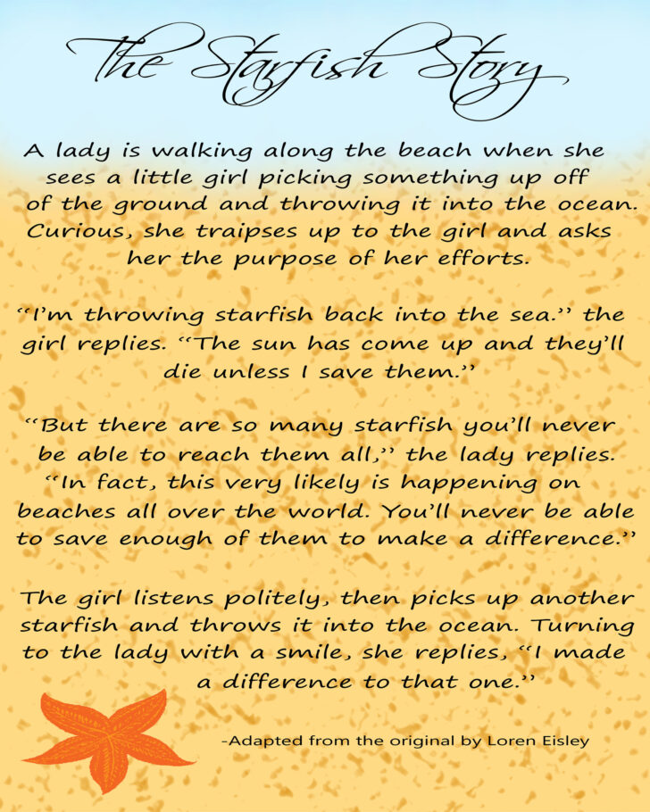 Starfish Story Printable Free
