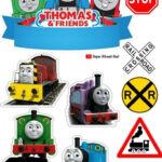 Thomas And Friends Train Birthday Party Regarding Free Printable Thomas The Train Cupcake Toppers