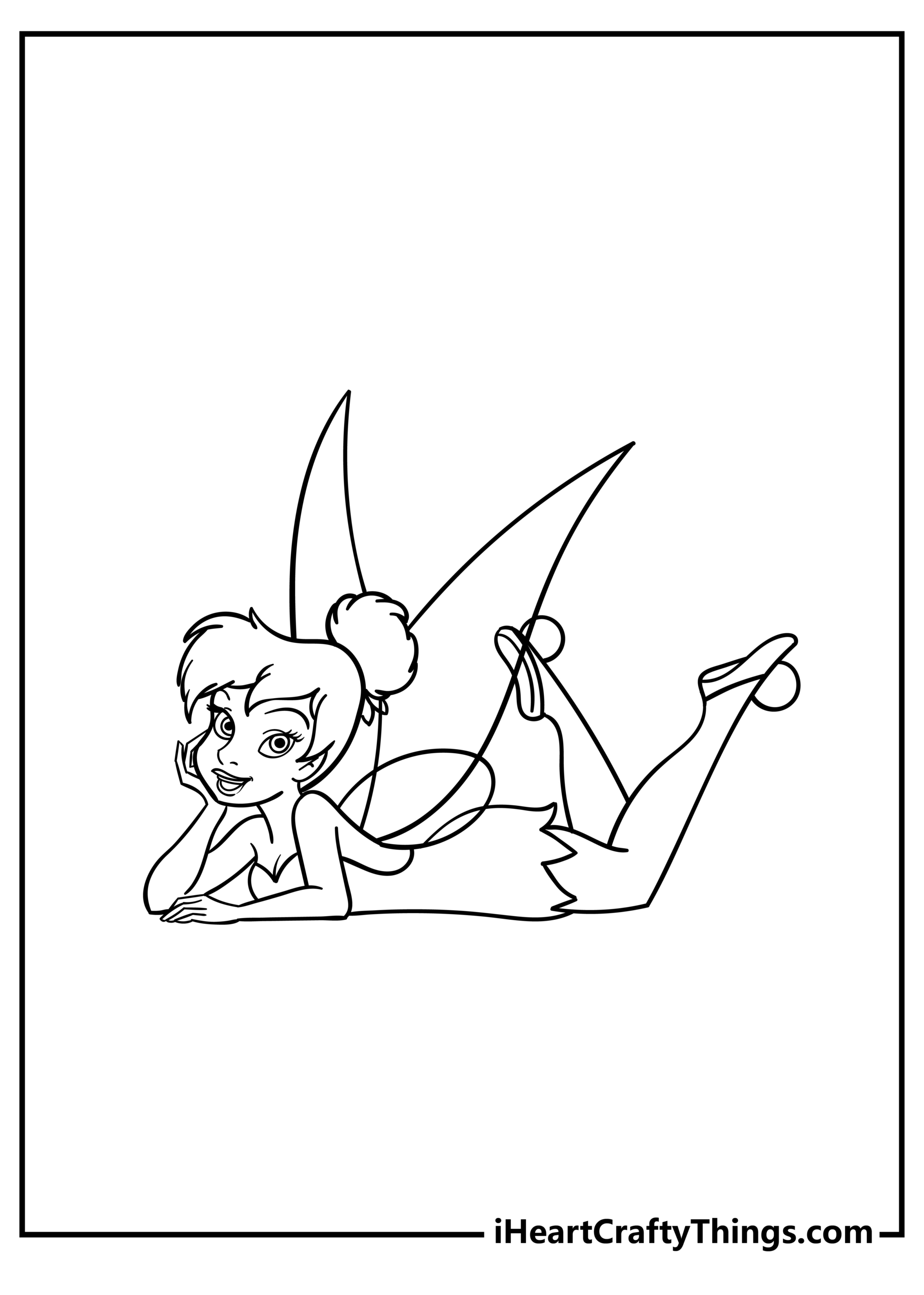 Tinkerbell Coloring Pages (20 Free Printables) throughout Tinkerbell Coloring Pages Printable Free