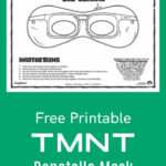 Tmnt Free Printable Donatello Mask For Teenage Mutant Ninja Turtles Free Printable Mask