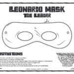 Tmnt Free Printable Leonardo Mask   Mama Likes This For Teenage Mutant Ninja Turtles Free Printable Mask