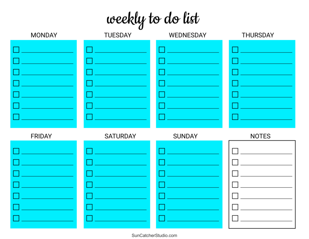 To Do List (Free Printable Pdf Templates) – Things To Do – Free For Free Printable Charts And Lists To Do List (Free Printable Pdf Templates) – Things To Do – Free For Free Printable Charts And Lists