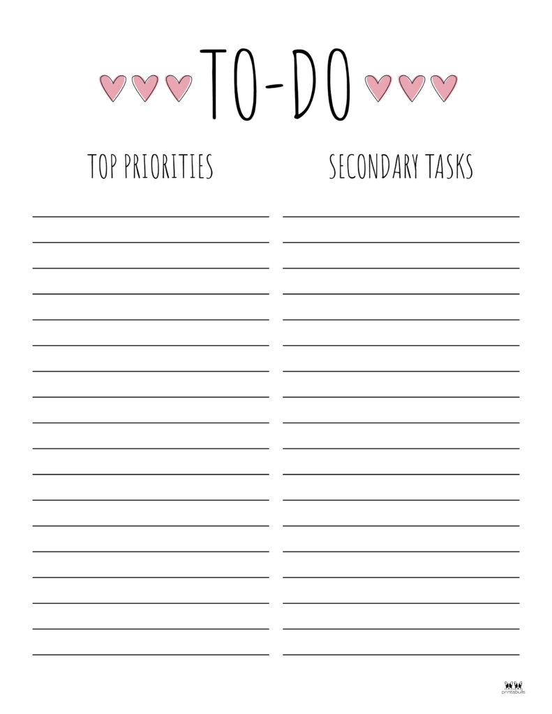 To Do Lists 31 Free Printables | Printabulls For Free Printable To Do List To Do Lists 31 Free Printables | Printabulls For Free Printable To Do List