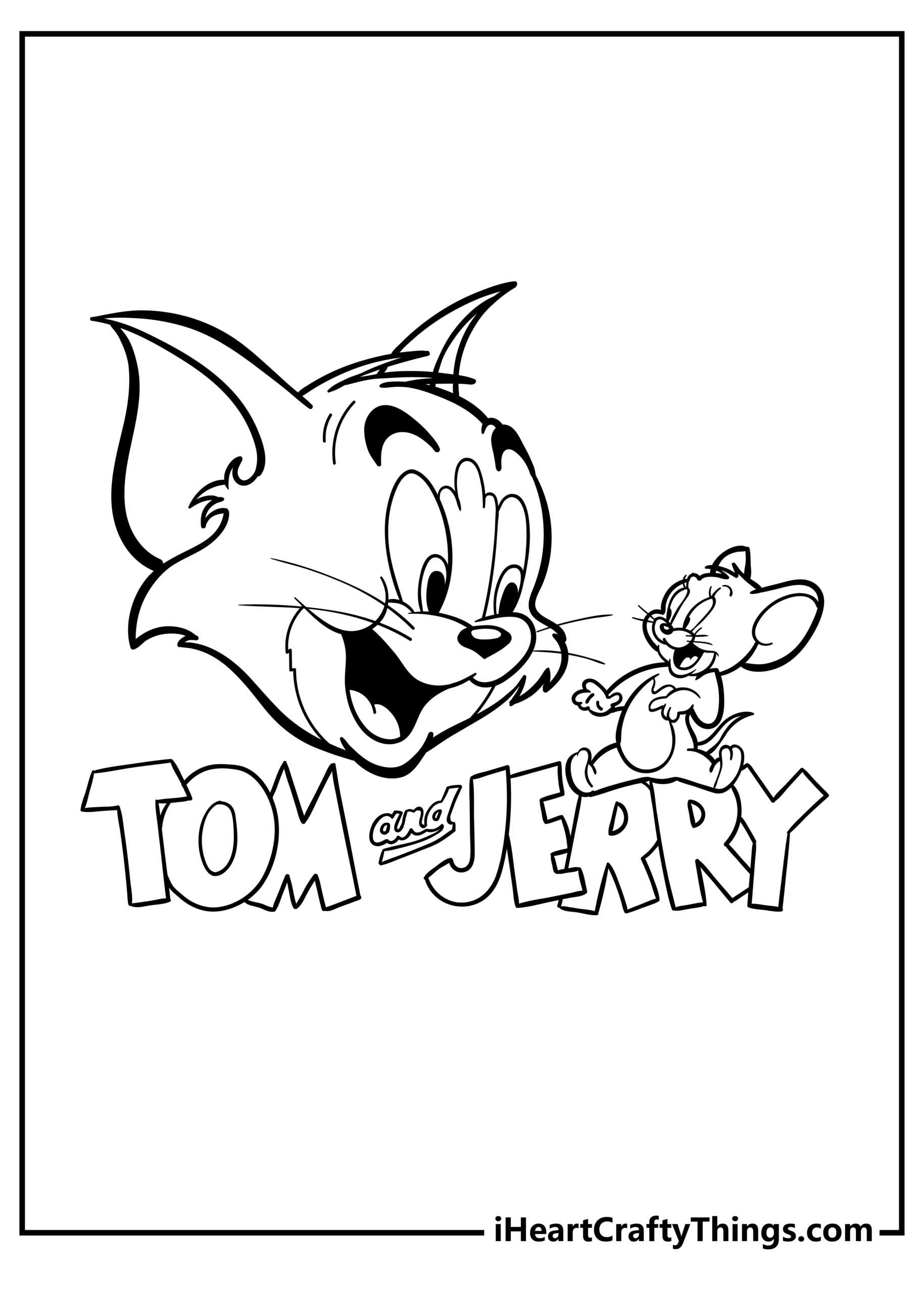 Tom And Jerry Coloring Pages (20 Free Printables) within Free Printable Tom And Jerry Coloring Pages