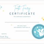 Tooth Fairy Certificate   Lakes Area Pediatric Dentistry   Michael Pertaining To Free Printable Tooth Fairy Certificate