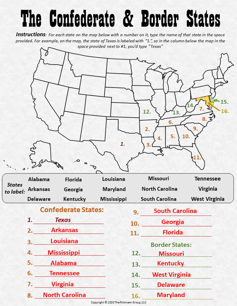 Top 8 Civil War Worksheets For 8Th Grade U.s. History throughout Free Printable 8Th Grade Social Studies Worksheets