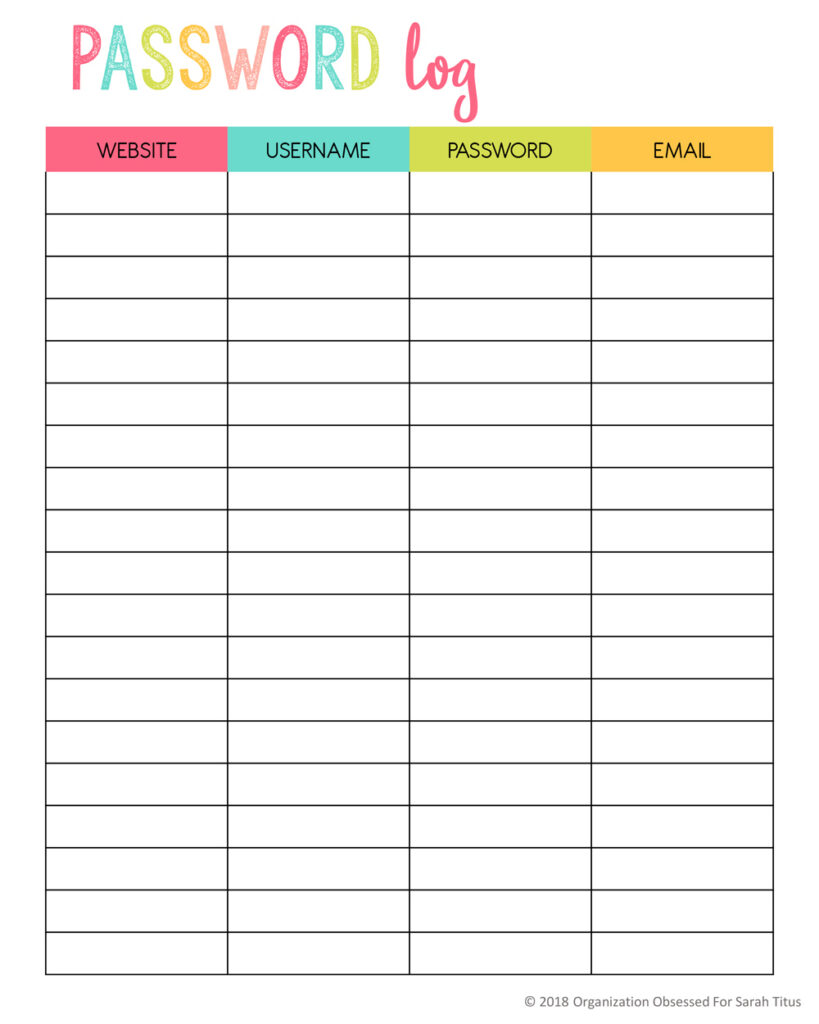 Top Password Keeper Printables To Download Instantly Sarah Titus Regarding Free Printable Password Organizer Top Password Keeper Printables To Download Instantly Sarah Titus Regarding Free Printable Password Organizer