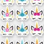 Topper Cupcake Unicorn With Free Printable Unicorn Cupcake Toppers