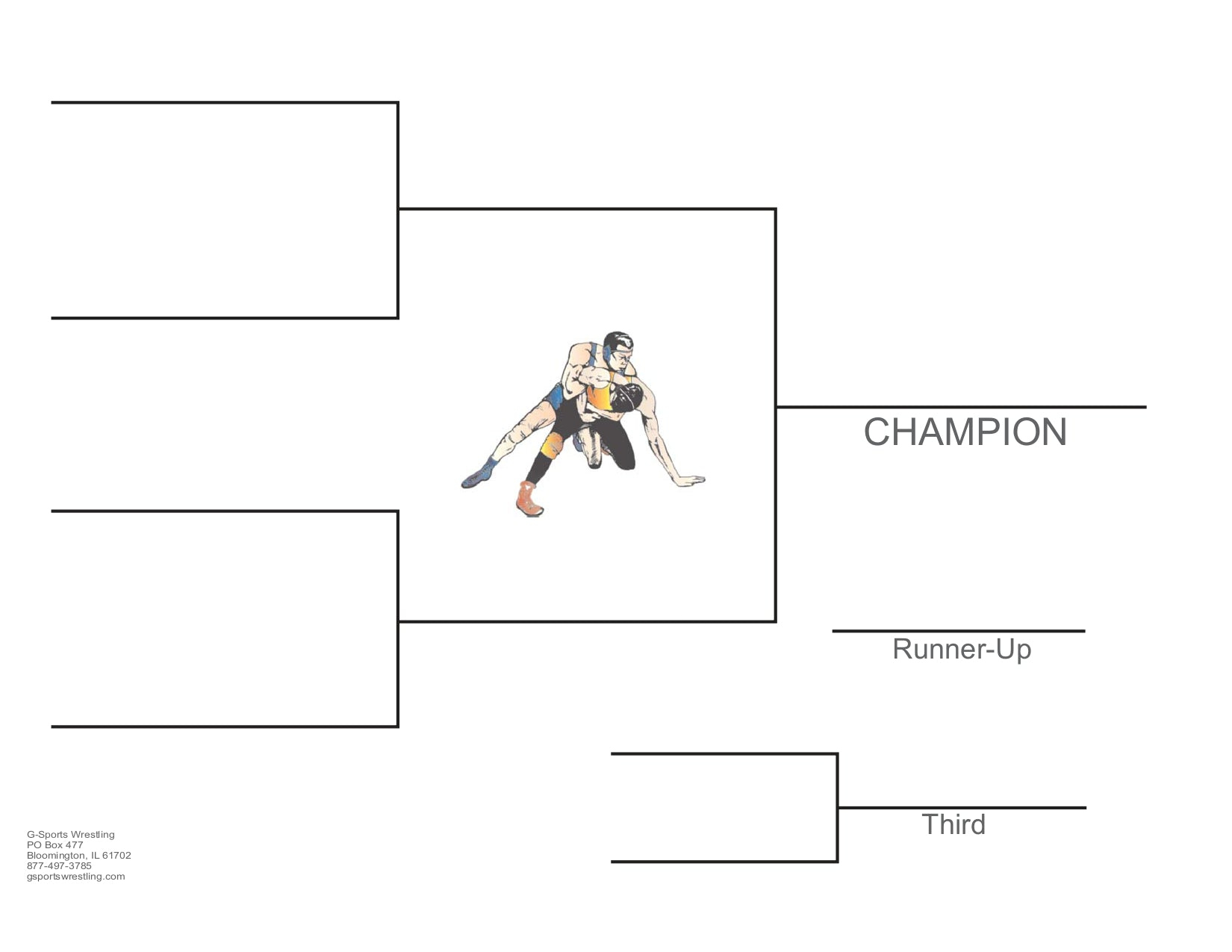 Tournament Brackets - Greenwood 4 Team – G-Sports Wrestling for Free Printable Wrestling Brackets