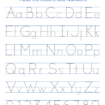 Tracing Alphabet Letters (Printable Handwriting Worksheets) – Free Throughout Free Printable Letter Tracing Sheets