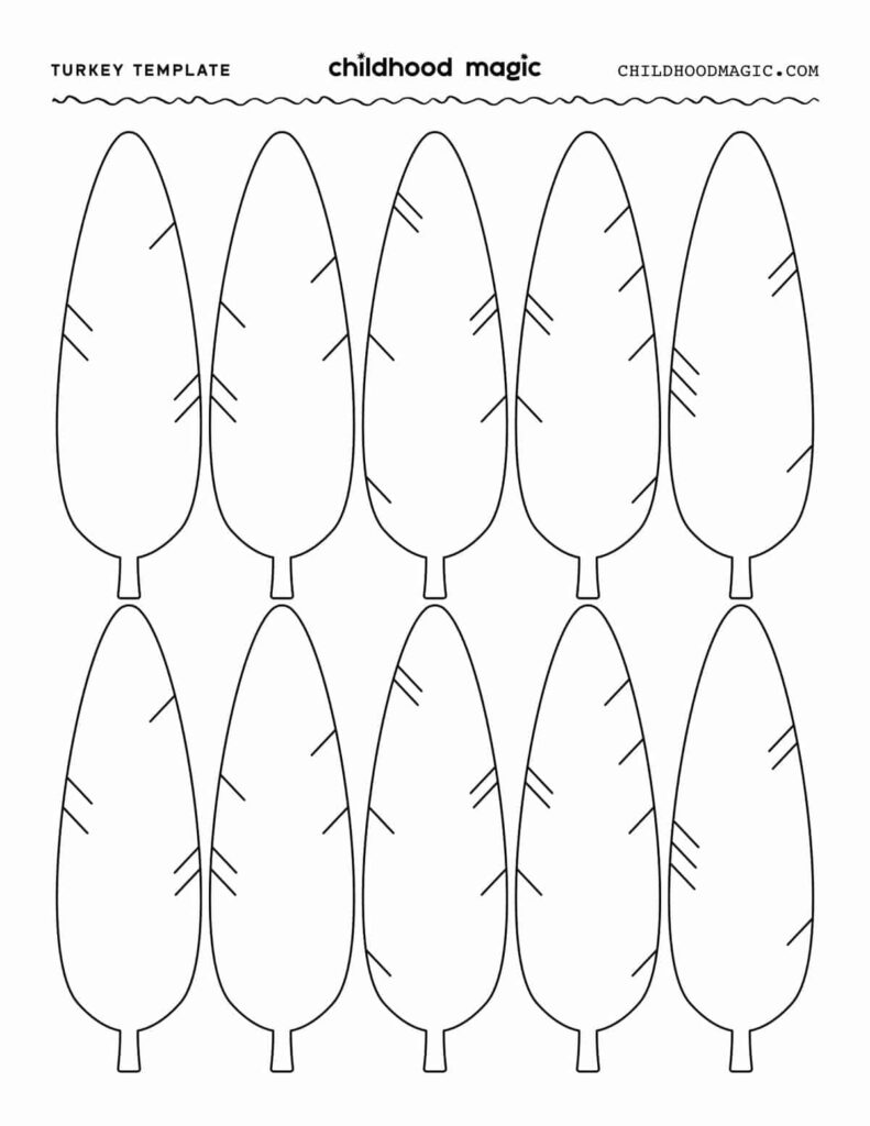 Turkey Template Childhood Magic For Free Turkey Cut Out Printable Turkey Template Childhood Magic For Free Turkey Cut Out Printable