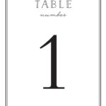Type Frame Table Number Printablesbasic Invite In Free Printable Table Numbers