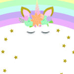 Unicorn Birthday Invitations   Free Printables   Party With Unicorns Regarding Free Printable Unicorn Birthday Invitations