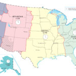 Us Time Zone Map   Gis Geography Pertaining To Free Printable US Timezone Map With State Names