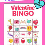 Valentine Bingo   Free Printable Valentine'S Day Game With 10 Cards! With Free Printable Valentines Bingo