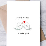 Valentine Card For Boyfriend   You'Re My Boo Free Printables Inside Free Printable Valentine Cards For Husband