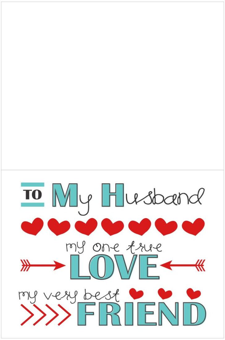 Free Printable Valentine Cards For Husband